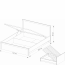 JAZZ LOZ P/140 Bed with box