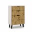 Borg-Duo kom4s Chest of drawers,cashmere/artisan oak