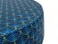 Lafu Пуф (Print Wachlarze 02 Gold Navy)