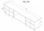 POLO 200 EF RTV black + kamin black TV cabinet