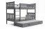 Cubus 3 Etagenbett Hochbett 190x90 mit 3 Matratzen,Graphit