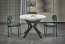 PERONI 100-250 Extendable dining table marble/white