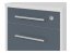 Office Lux KON3S Drawer unit on casters