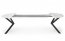 PERONI 100-250 Extendable dining table marble/white