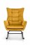 BAZALTO Rocking chair Mustard