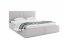 Hilton 140x200 Двуспальная кровать с ящиком для белья (серый)