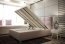ITALIA 140x200 Bed with box (dark blue fabric Kronos 09)