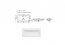 UM- FLY WHITE GLOSS 100D DP (E-8073-100D) Izlietne 100cm