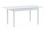 INTER W120-160/H77/D80 cm Esstisch ausziehbar,Weiß