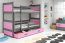 Rico II 160x80 Bunk bed with two mattresses Graphite