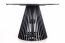 MIYAKI Table natural oak,leg black
