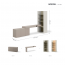 WOOW SET-08L (WO-11L,04,07 eukaliptus) Furniture set