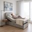 Kingly Box springs 90x200+Top H8 Bed with electric mechanism, mattress and mattress topper