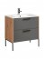 MADERA- GREY 821 Piekaramais vannas istabas skapītis izlietnei