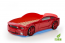 Light-MG 3D Full MUSTANG Gulta auto bērniem ar matraci + apgaismojums