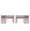 JAZZ BIU 1D2S/120 Desk with 2 drawers and 1 door