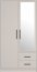 SmartSystem SRL3 Wardrobe with mirror