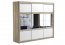 Salwador 250 Wardrobe (oak canyon/white mat)