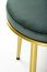 K517 Chair d.green/gold
