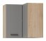 Liveo-Pati PK10/PF05 L/R 60/60cm Sienas stūra skapītis