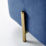 V-CH-COR Pouf (dark blue/gold)