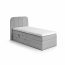Kingly Box springs 90x200+Top H8 Bed with electric mechanism, mattress and mattress topper