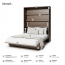 BED-CONCEPT BC-12 Wandklappbett 160x200 Vertikal Schrankbett