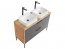 MADERA- GREY 854 Шкаф навесной для ванной под раковину