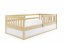 SMART-JAS Bed with mattress 160x80 Pine