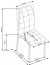 K186 chair cappucino/white