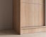 SW-KER-200 cm-SS Schwebetürenschrank mit Spiegel,Sonoma/Silber