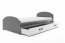 LIL- 1 Jugendbett 90x200 mit Matratze und Schublade,grau