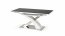 VCH-SAN 2-ST BLACK Ēdamgalds (izvelkams) glass-black