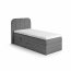 Kingly Box springs 90x200+Top H8 Bed with electric mechanism, mattress and mattress topper