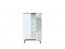 Heda REG1D1W-BI/MSZ/BIP Glass-fronted cabinet