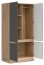MILTON-ML 08 Kleiderschrank,Cremona torro oak/grey matt