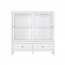 OLE-white WIT NIS 2W2S Glass-fronted cabinet