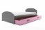 LIL- 1 Jugendbett 90x200 mit Matratze und Schublade,grau