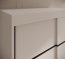 SW-VER 100 cm Schwebetürenschrank,Weiß matt
