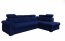 Primeb NAR Stūra dīvāns,Fresh 11 Zils Velvet