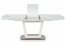 BLANCO (160-200) Extendable dining table white marble/white