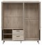 Mati-MT 16 Wardrobe with 5 doors and mirror