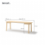 PLOT PT-02 (104-224 cm) Extendable dining table,light oak