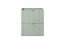 Line-Reed-Green D 82-50-2S Piekaramais vannas istabas skapītis izlietnei 50 cm 2 Atvilktnes