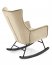 BAZALTO Rocking chair beige