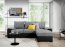 Luso LS17 Corner sofa Universal L/R (Omega 13/Soft 11 grey/black)