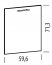 TIFANY T29 60 cm Front for dishwasher