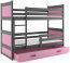 Rico II 160x80 Bunk bed with two mattresses Graphite