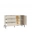 Interdeko KOM 2D3S Chest of drawers,Cashmere
