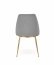 K460 Chair grey/gold